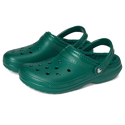 Crocs Classic Lined Clog Clog Shoes Emerald