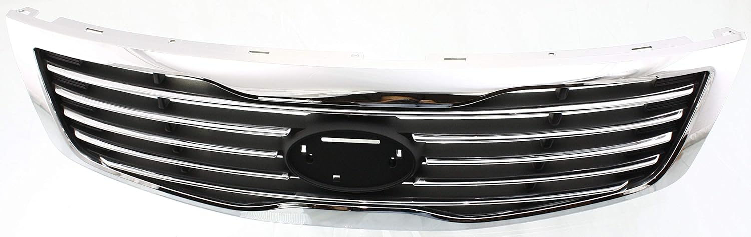 Garage-Pro Front Grille Assembly for Kia Optima 2009-2010, Magentis New Body Style, Chrome KI1200136