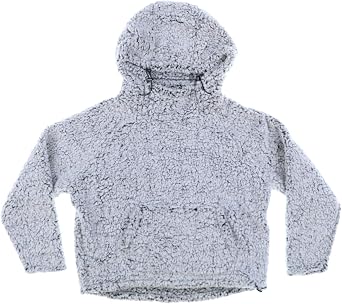 Victorias Secret Pink Sherpa Hoodie Pullover Jacket XL, Black Snow