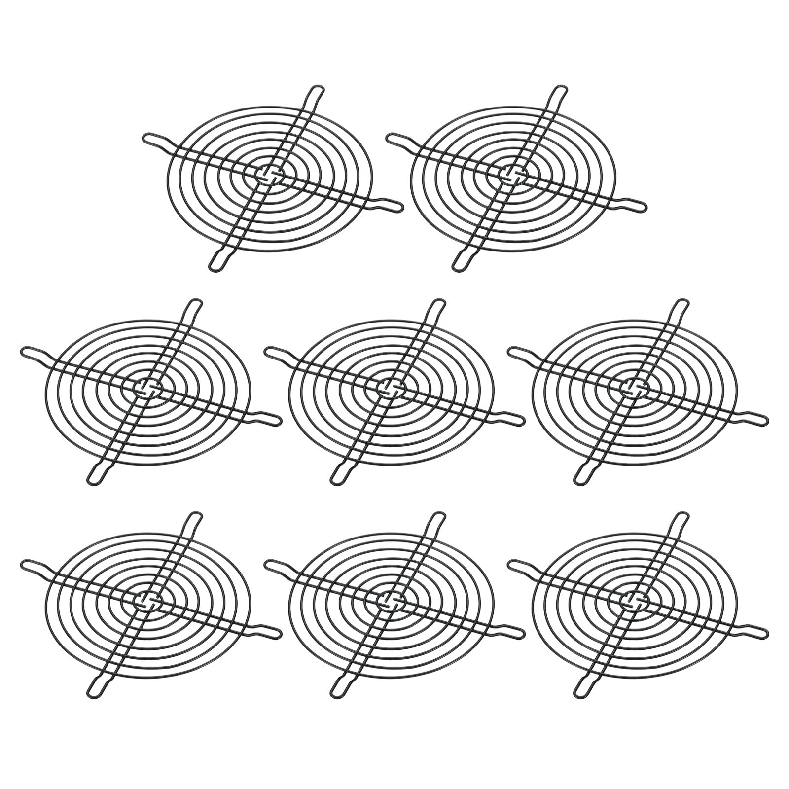 Ventilateur 120mm grille de protection noire PATIKil pour châssis PC et échappement