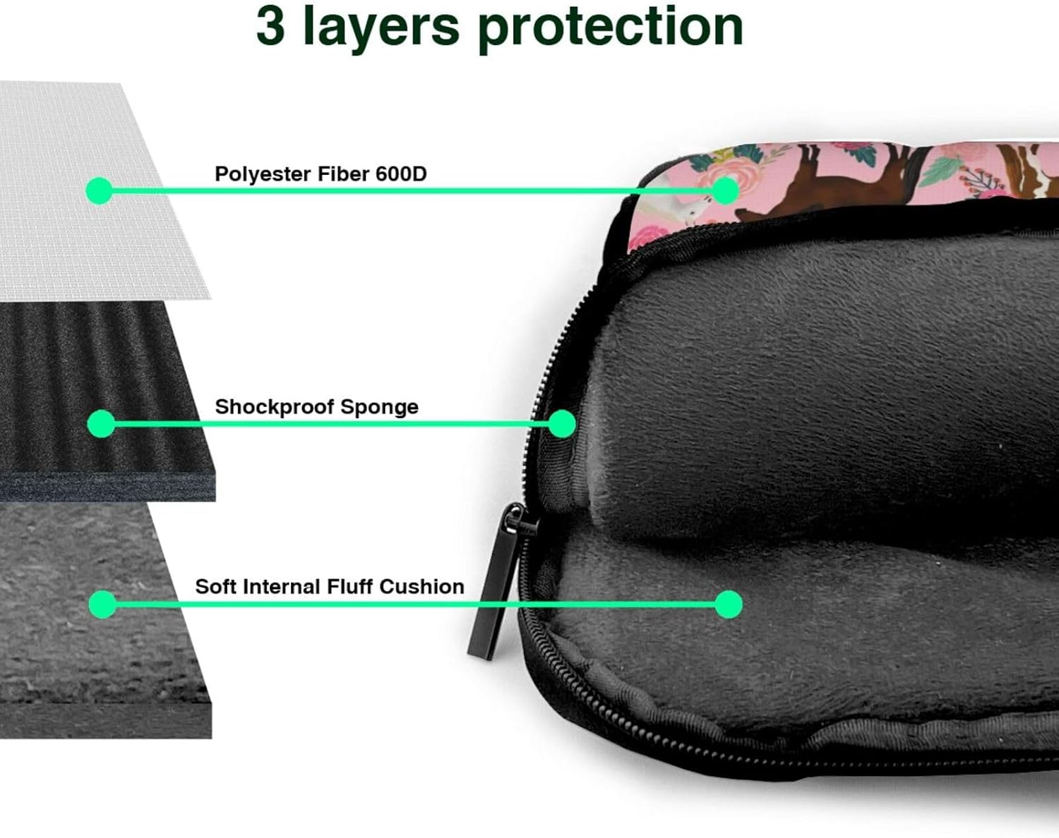 Laptop Sleeve Laptop Shoulder Messenger Bag Briefcase Bag Case Sleeve Carrying Case For Notebook