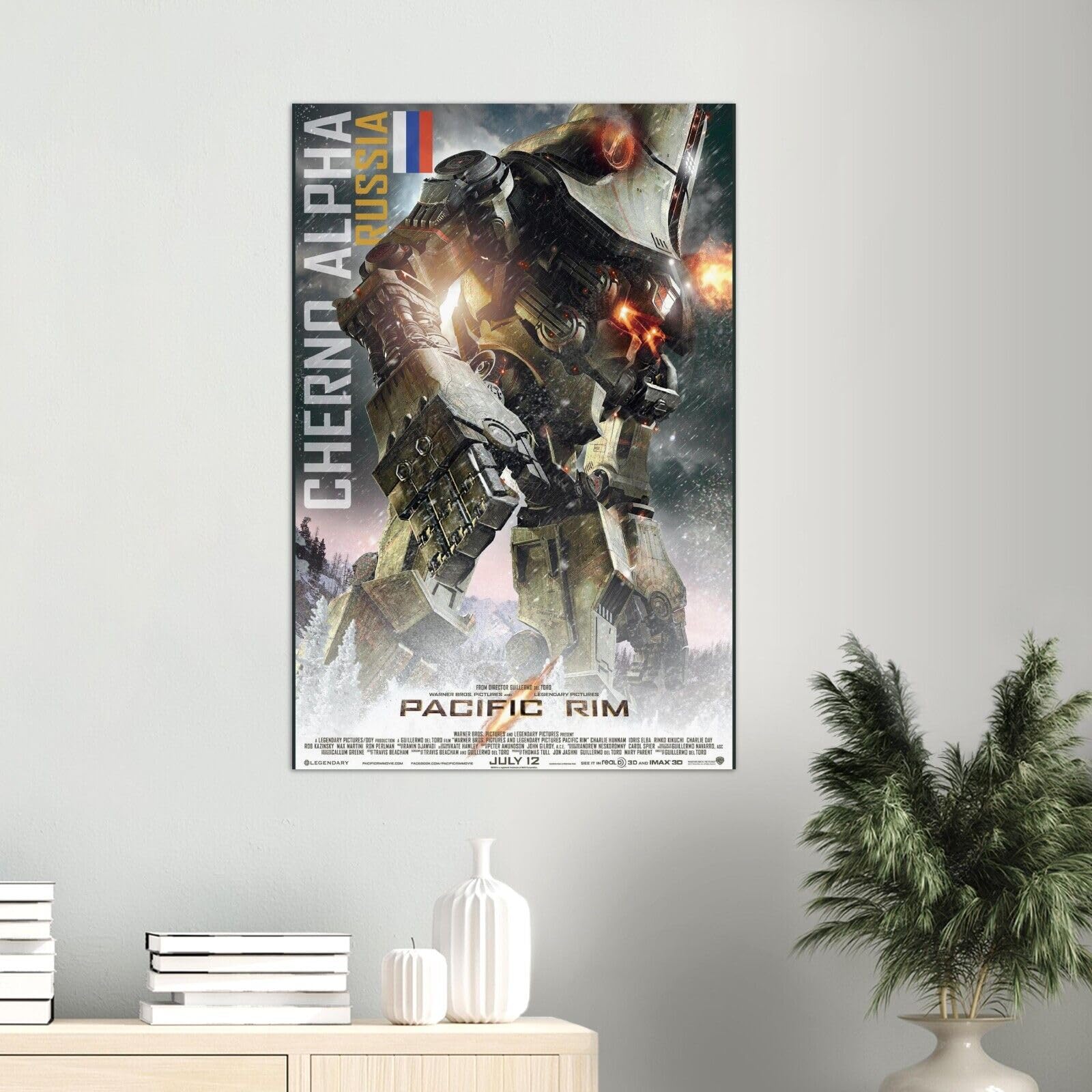 Pacific rim ポスター Amazon.com: Pacific Rim (2013) 27 x 40 Movie Poster Style B