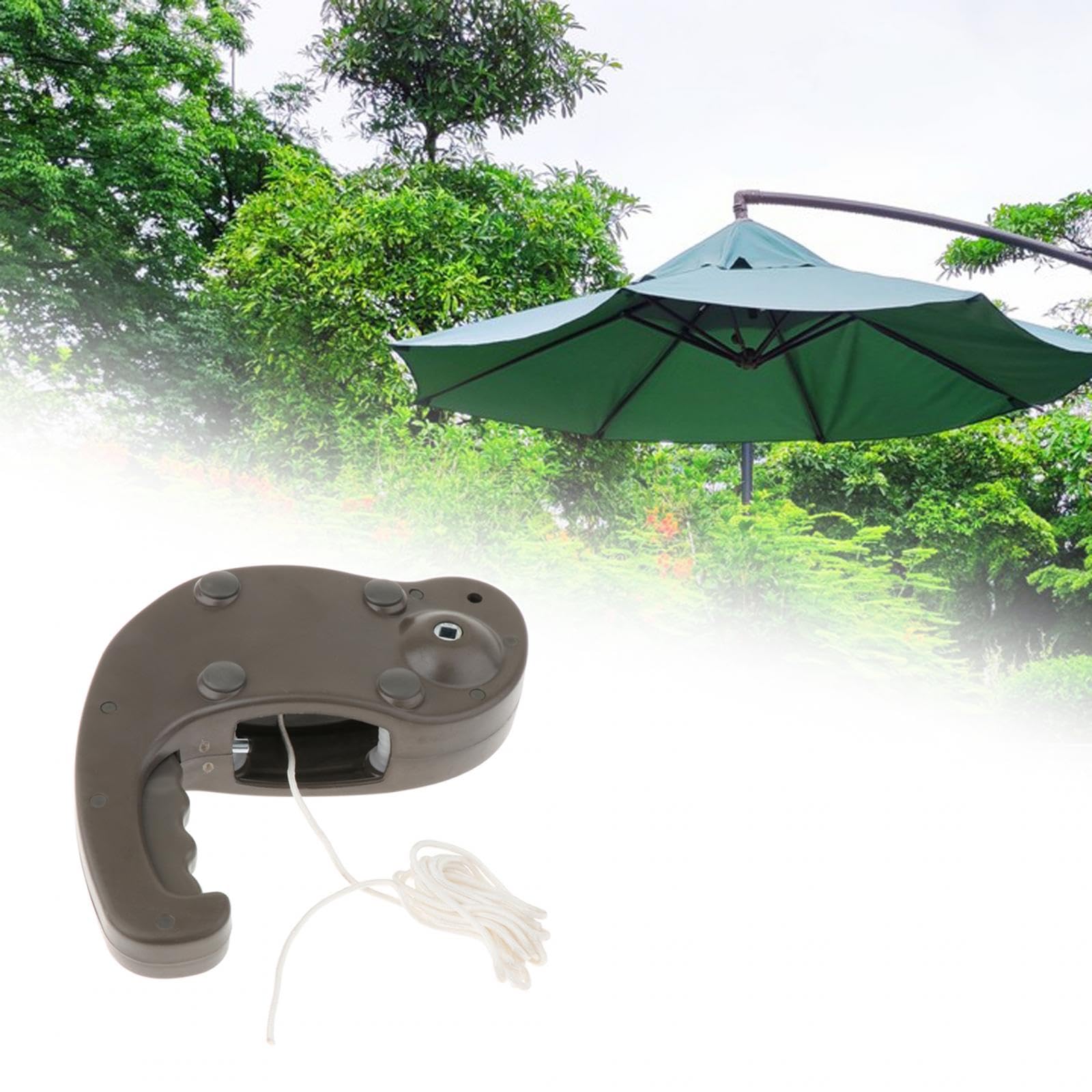perfk Accessori per ombrellone da giardino Supporto per sostituire le parti dell'ombrellone Parti di ricambio per, Insieme del corrimano