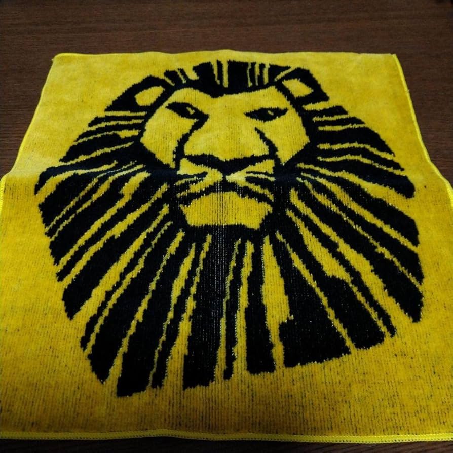 新品未使用 ライオンキング ハンカチタオル 劇団四季ライオンキング タオルハンカチの通販 by みやん's shop