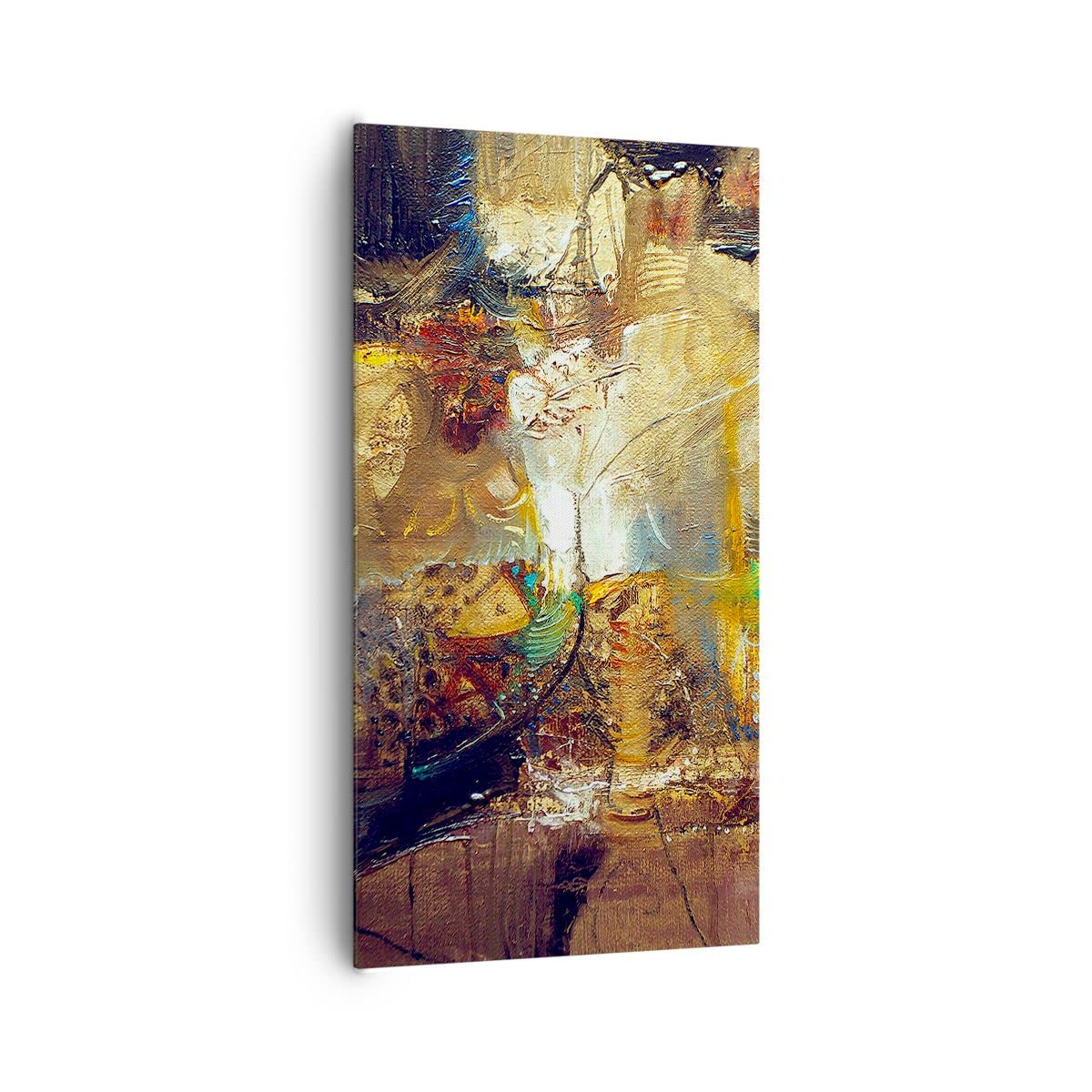 Cuadros Decoracion Salon abstracción moderna Lienzos decorativos 65x120cm Cuadro Sobre Lienzo Moderno Vertical Dormitorio Cocina Cuadros Pared Imágenes Wall Art Prints Decor Grande PA65x120-3483