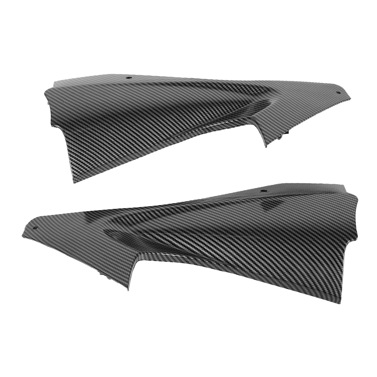 Inserto Per Carenatura Moto 2 Pezzi in Fibra di Carbonio Per Moto, Lato Moto, Copertura del Condotto Dell'aria, Inserto Per Carenatura, Adatto Per YZF R6 2006-2007
