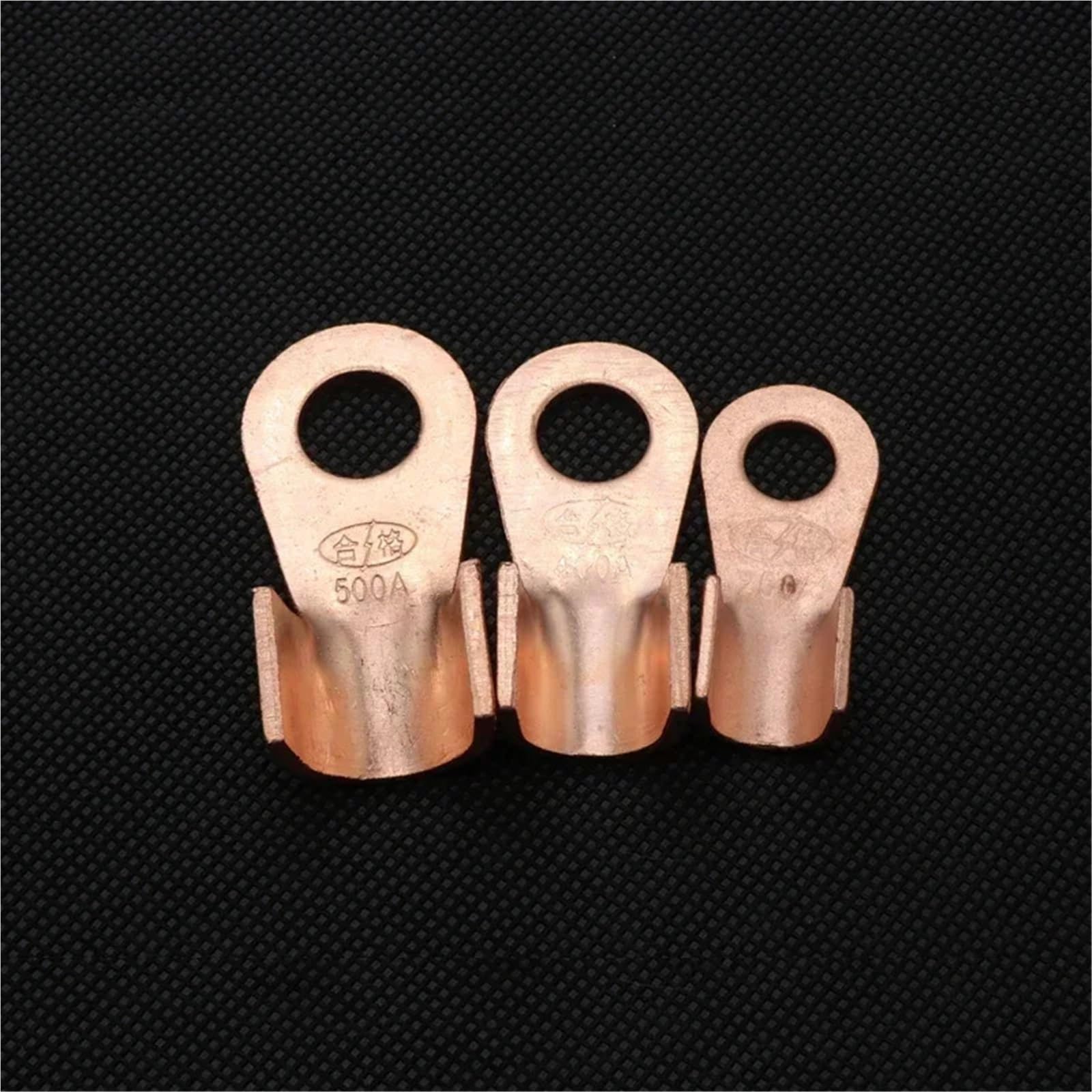 Terminal De Cable Conector De Empalme Extremo Cable Engarce Nariz Alambre Boca Abierta Cobre Rojo Tipo OT 100-500A(400A,10 pieces)