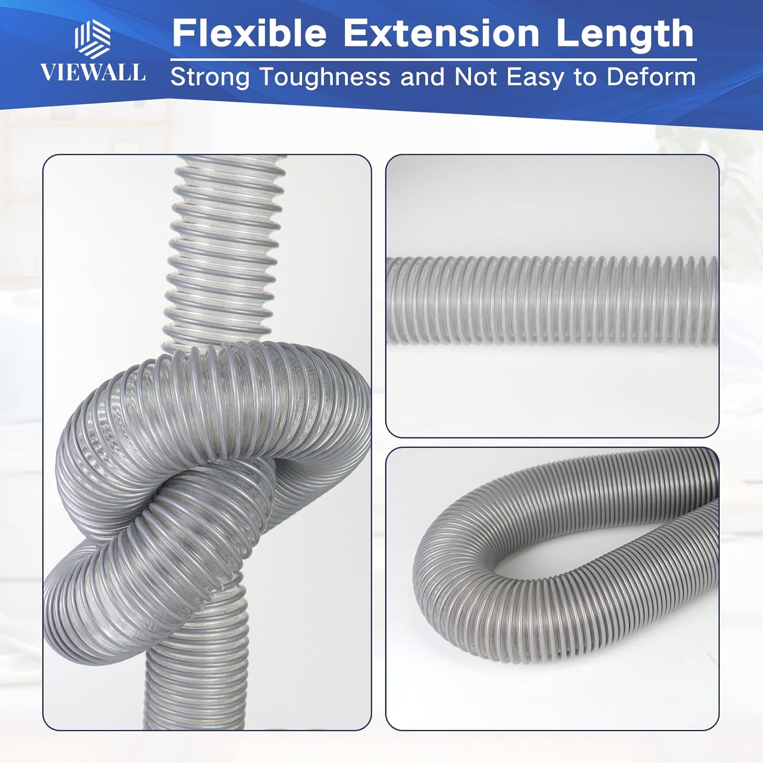 Upgraded Replacement Hose Handle for Shark NV360 NV350 NV351 NV352 NV355 NV356 NV357 NV358 NV370 UV541 NV390 NV391 NV392 CU520 Navigator Lift Away Vacuum Clener 207FFJ360 113FFJ (Blue)