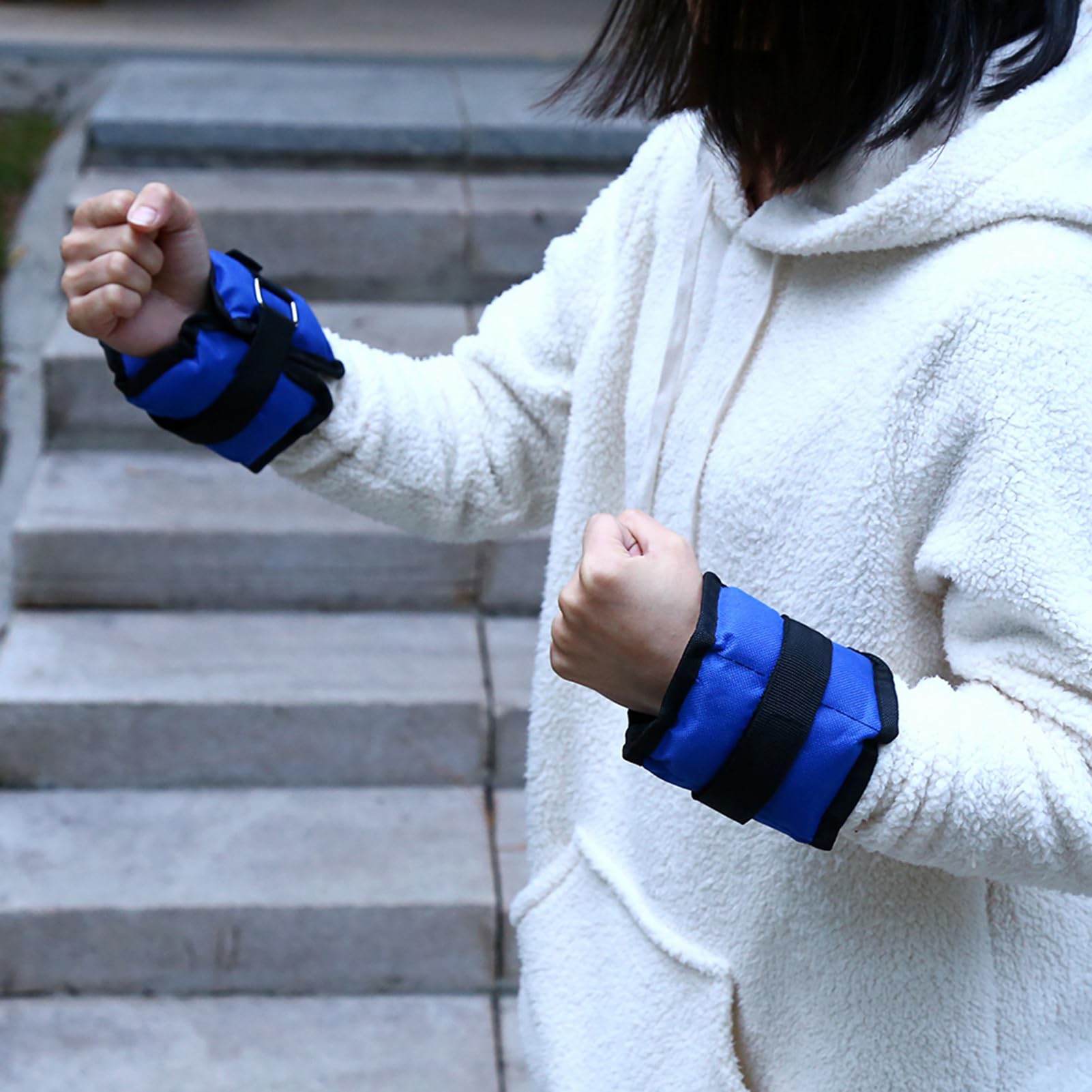 Changor Pesi per Caviglia Regolabili da 4 Kg per l'allenamento | Materiale in nylon resistente, vestibilità , adatto per lo yoga, migliora la forza muscolare, attrezzatura per