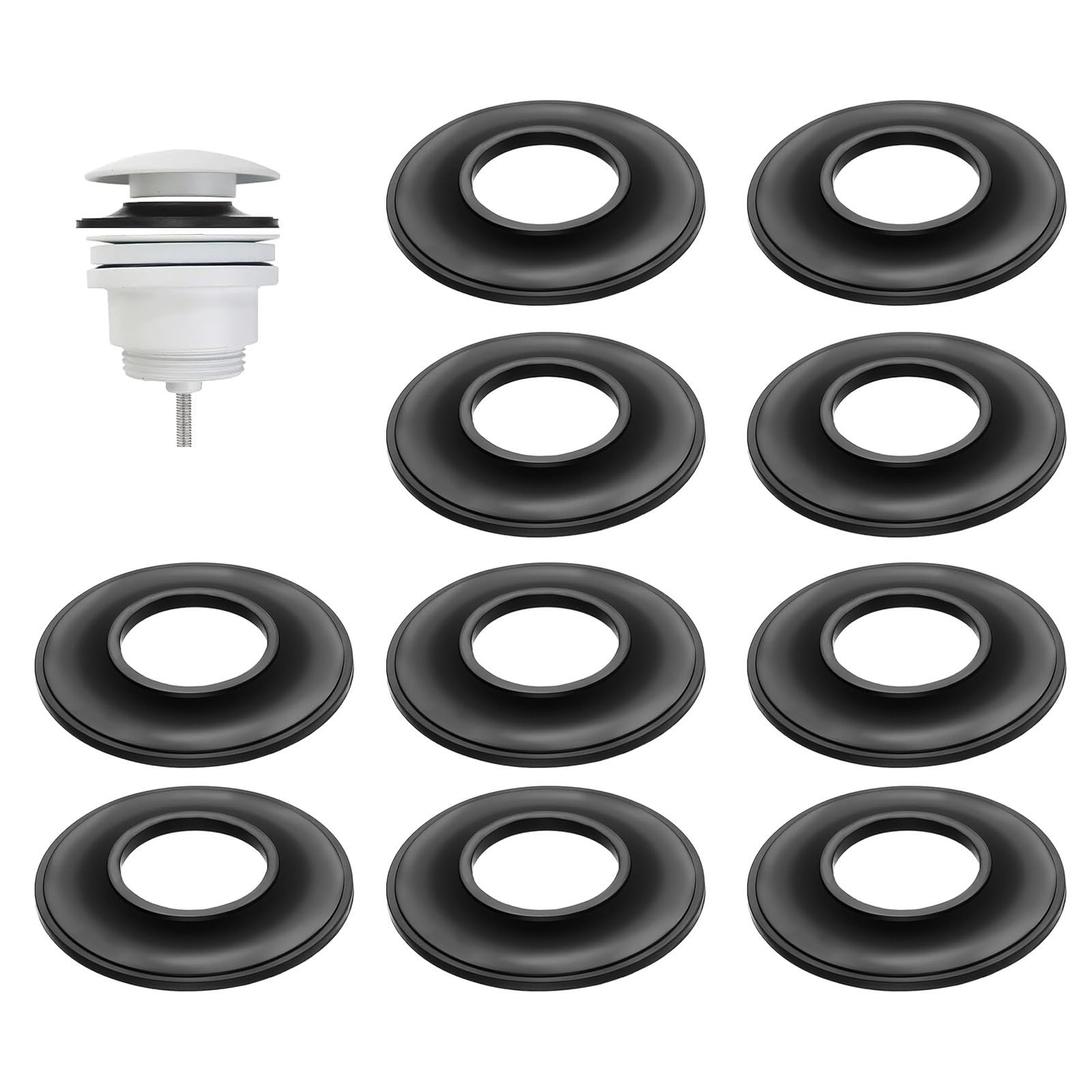 Laikoutd Multicolor Of 10 Strong Rubber Seal Ensuring Leak Water Savings & Excellent For Toilet Fill Adapter Systems Repair