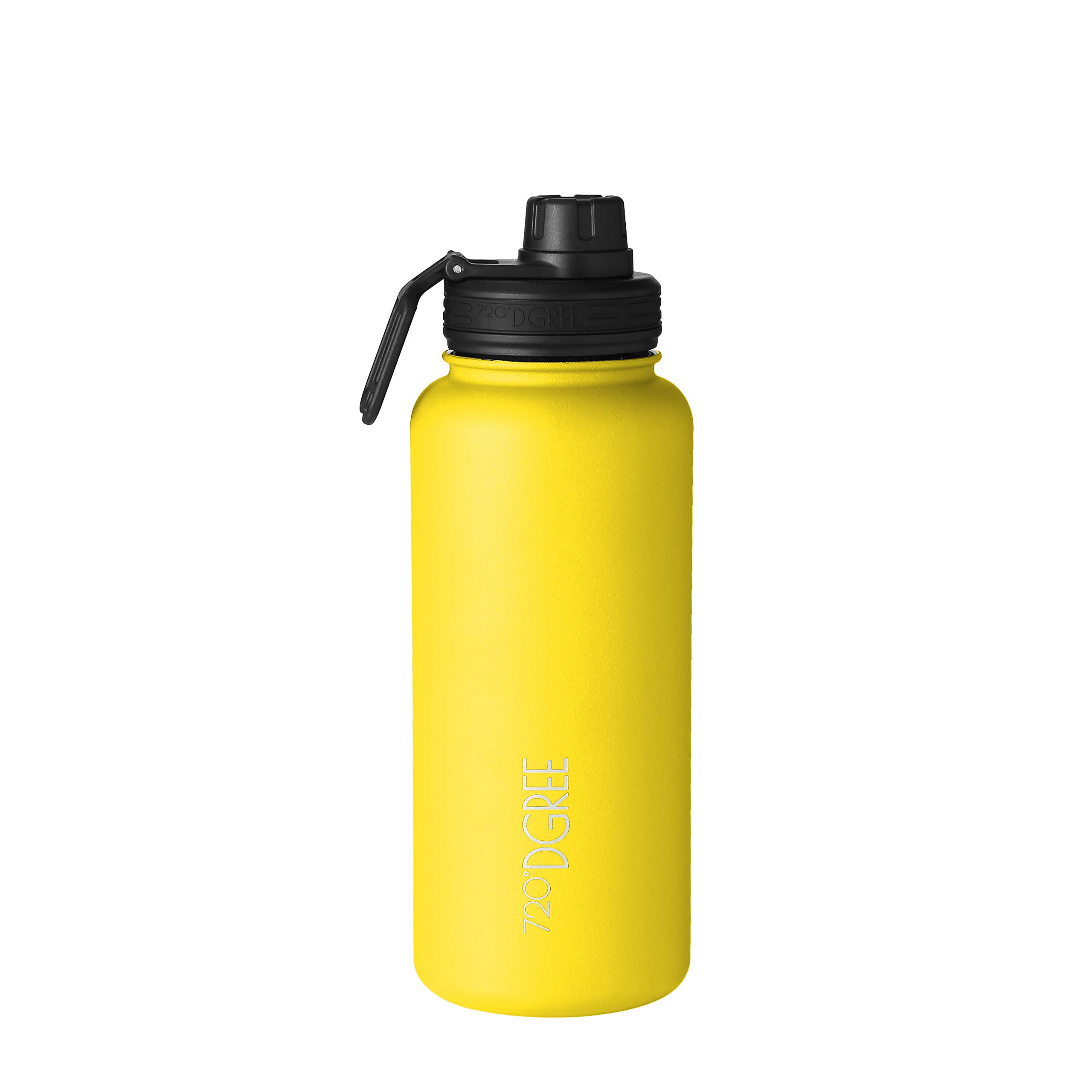 720°DGREE Borraccia Termica “noLimit“ 410ml, 530ml, 710ml, 950ml, 1200ml - Senza-BPA, Acciaio Inox, Doppia parete, Prova Perdite anche per Acido Carbonico - Borraccia Termos +Tappo Sportivo Gratuito