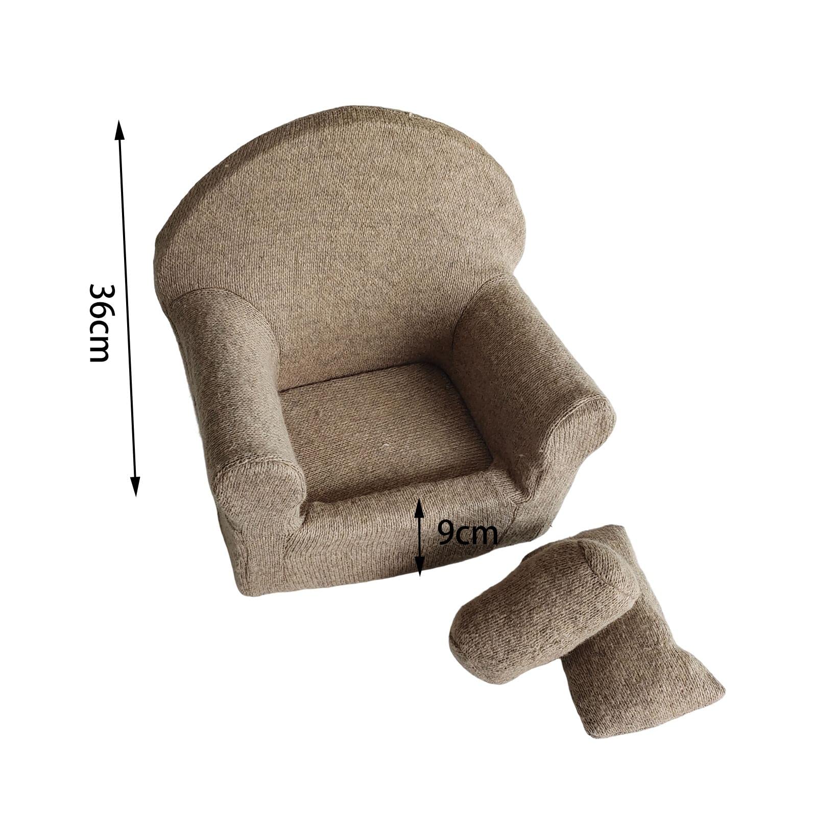 MagiDeal Posing Sofa Set Newborn Photography Sofa Decor, Photo Costume Background, Comodo per Studio