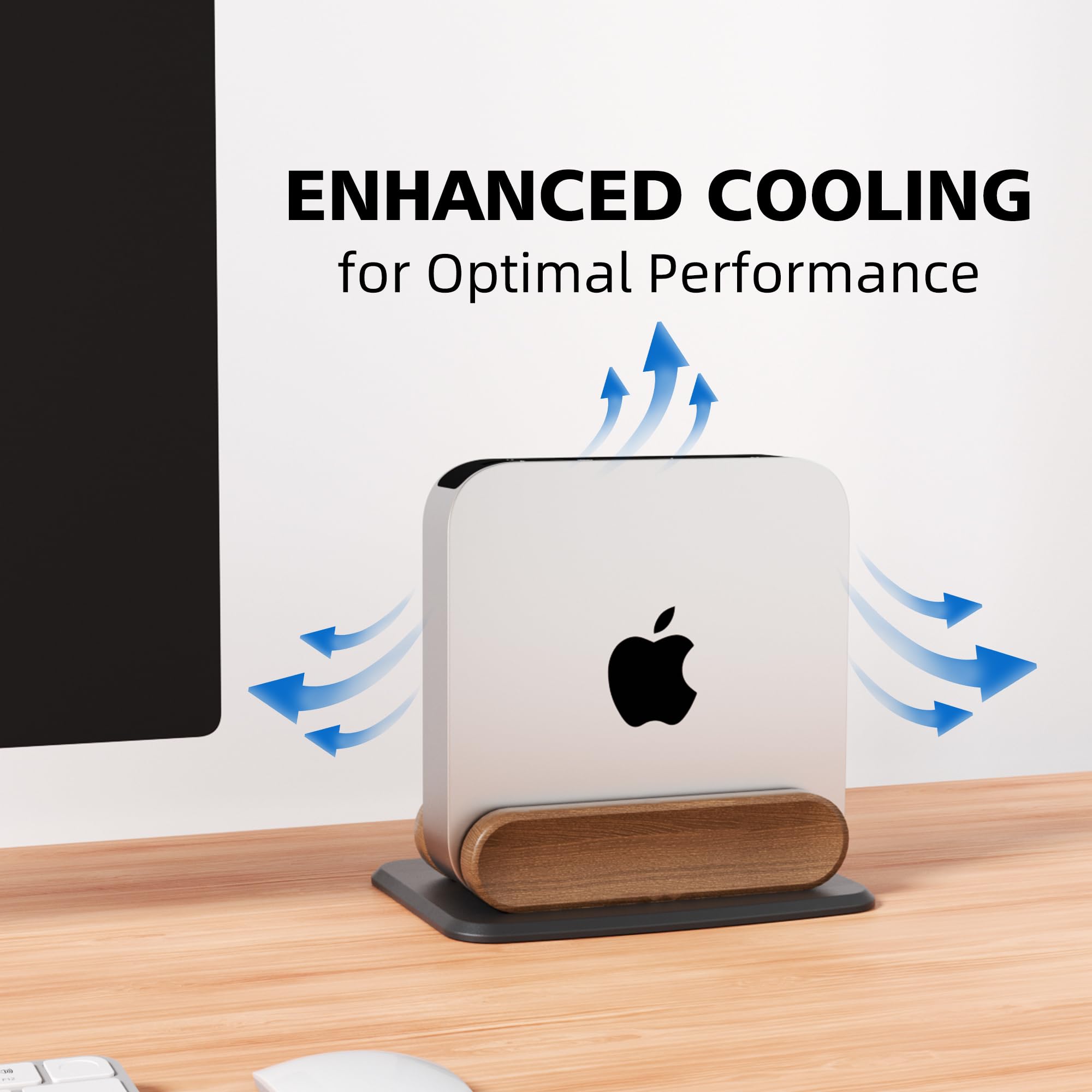 Mac Mini Stand Hagibis Desktop Stand For Mac Mini M4/M4 Pro 2024 ...