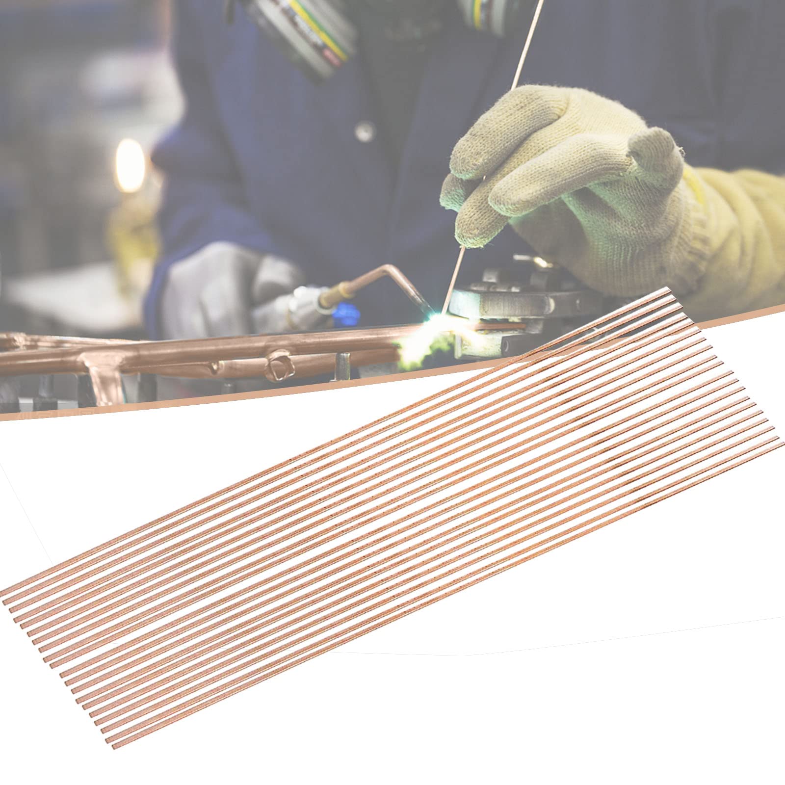 Buy YHWD Phosphor Copper Flat Brazing Rod Welding, 20 pcs Flat Welding