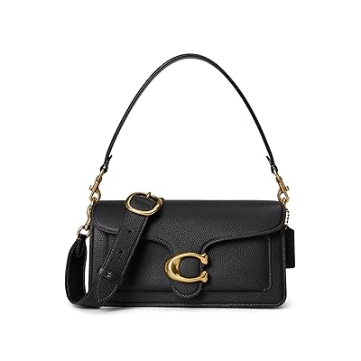 COACH Polished Pebble Leather Tabby Shoulder Bag 26 Women