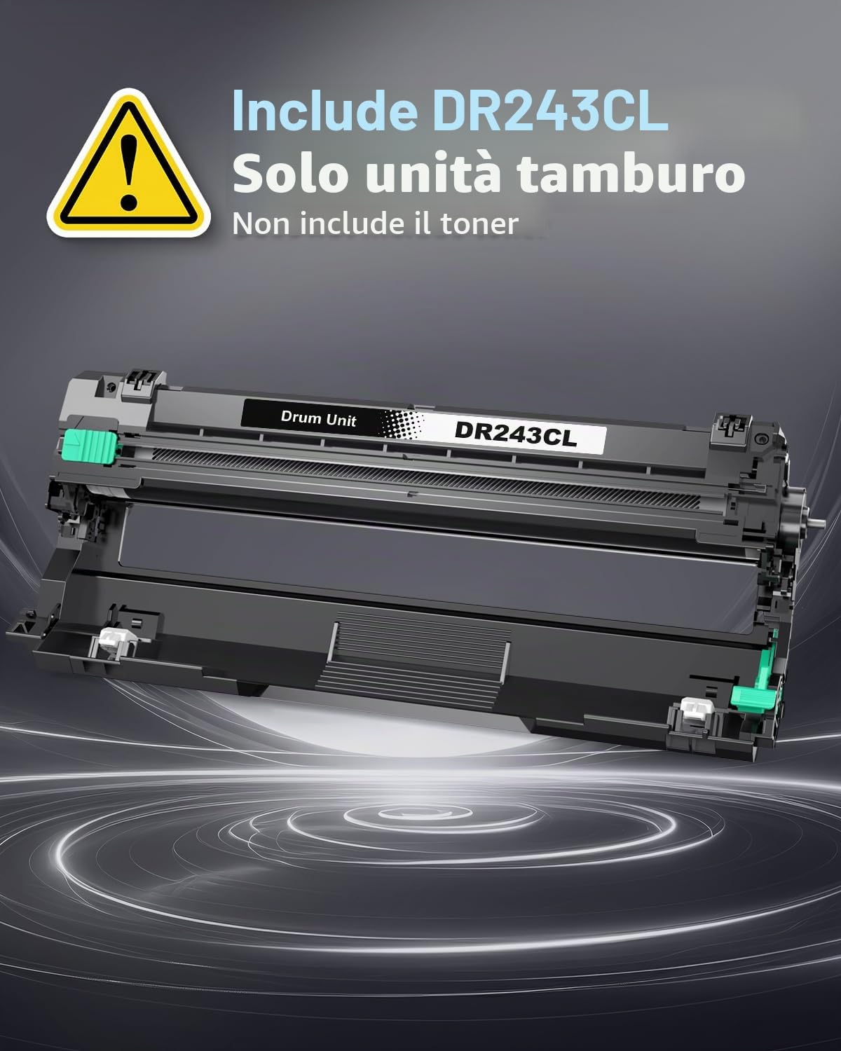 INK4U DR243CL Tamburo Compatibile con Brother DR243 CL Tamburo (4 Pack,