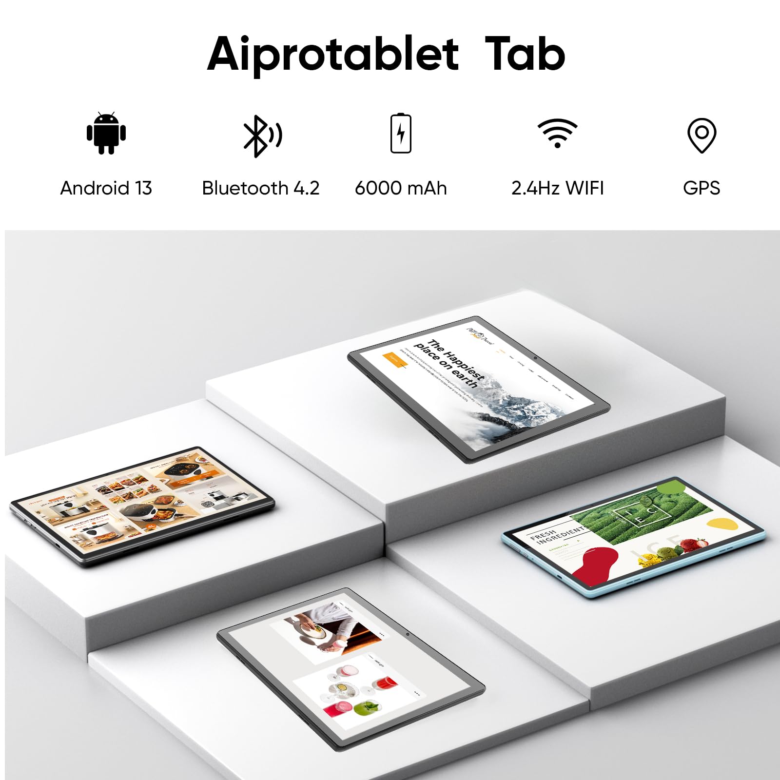 Amazon.com : Tablet 10 inch Android Tablets, 6GB RAM 64GB ROM