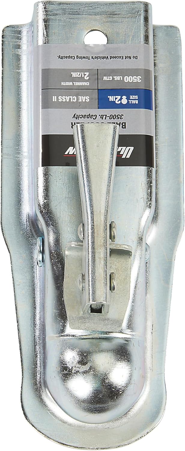 Ultra-Tow Posi-Lock Trailer Coupler, Fits 2in. Ball, 2-1/2in. Channel, 3500-Lb. GVW Capacity, Model# 605664a