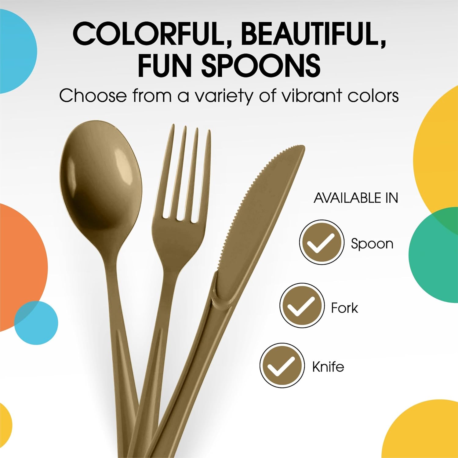 Party Solids Gold Plastic Forks 200 Pieces Gold Forks Disposable Utensils Heavy Duty Plastic Cutlery Set Disposable Cutlery Sets Flatware Sets Silverware Set Party Supplies & Party Tableware