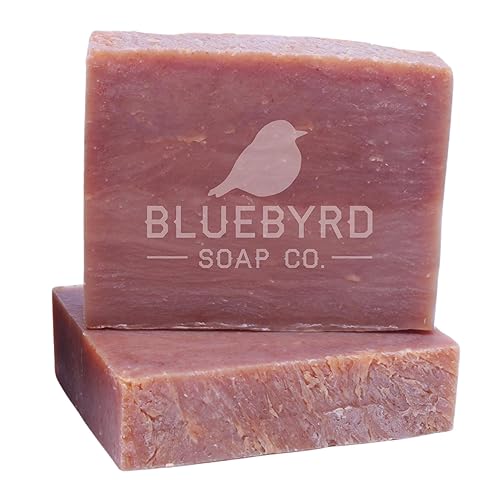 Miniatura 7 de Bluebyrd Soap Co. Jabón en barra de madera de cedro y salvia, barra de jabón 100% natural hecha con aceites esenciales, barras de jabón naturales