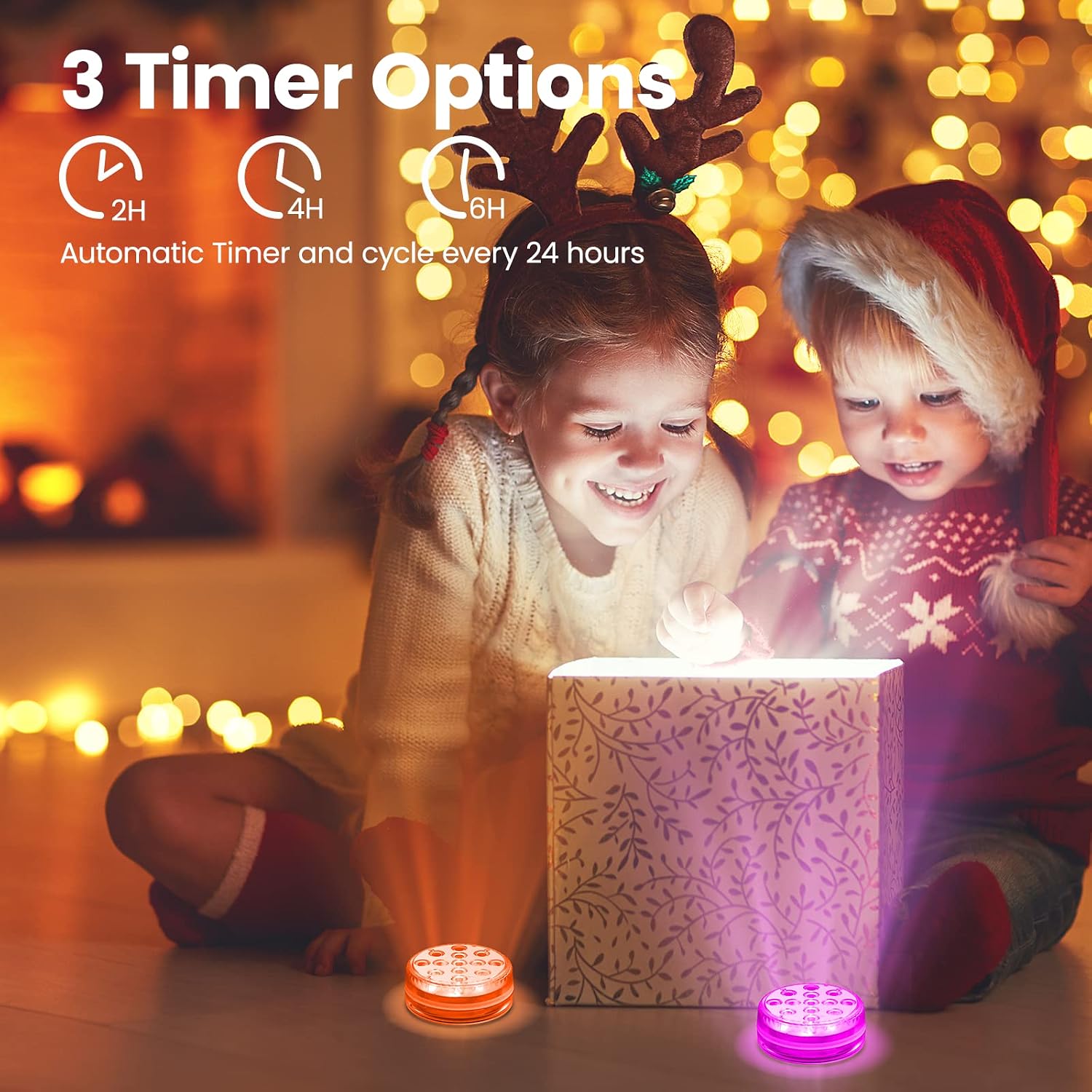 Ruyilam Halloween Pumpkin Lights, Pumpkin Lights 4 Pack with Remote Timers,16 Color Changing LED Pumpkin Lights Jack o Lantern Battery Operated for Halloween Decorations Outdoor and Indoor