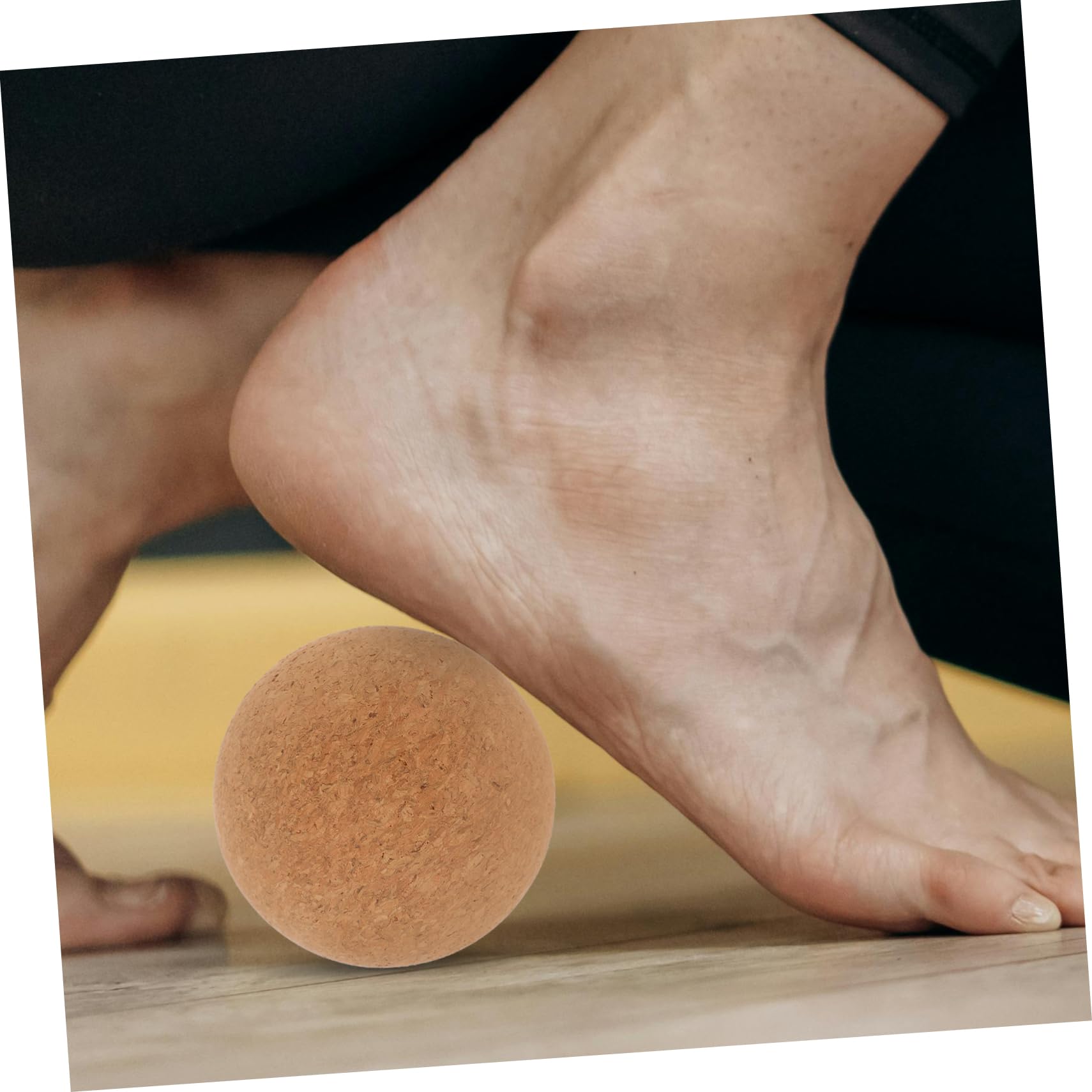 Genérico 2 de Yoga de Corcho con Forma de Erizo Rodillo de Liberación para Masaje de Cuello Y Espalda Rodillo de Fitness