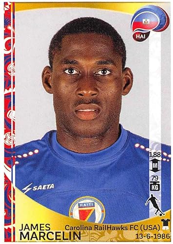 2016 Panini Copa America Centenario Soccer Sticker #174 James Marcelin 2 Inch wide X 3 inch tall album sticker
