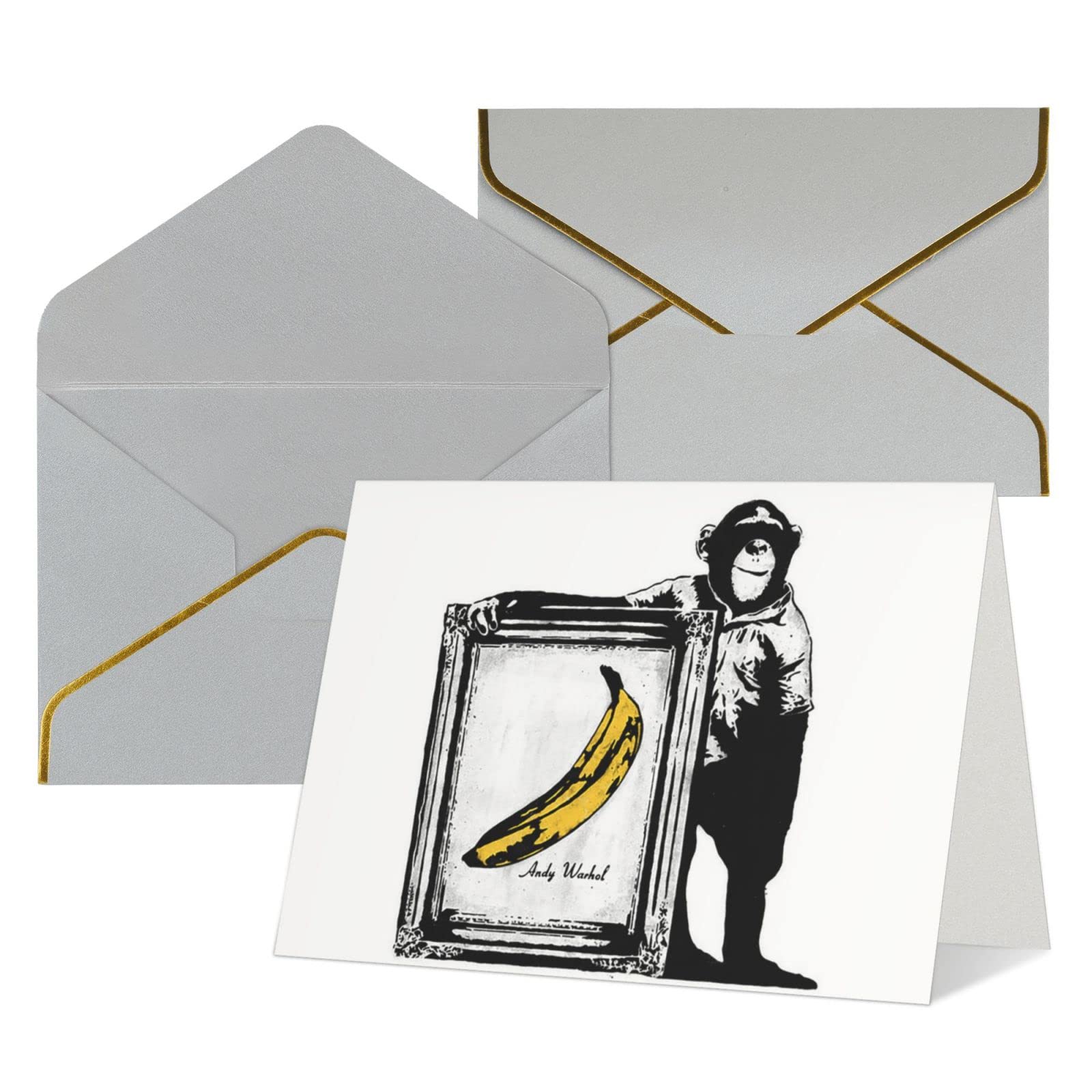 Amazon | バンクシー Banksy グリーティングカード おしゃれ 