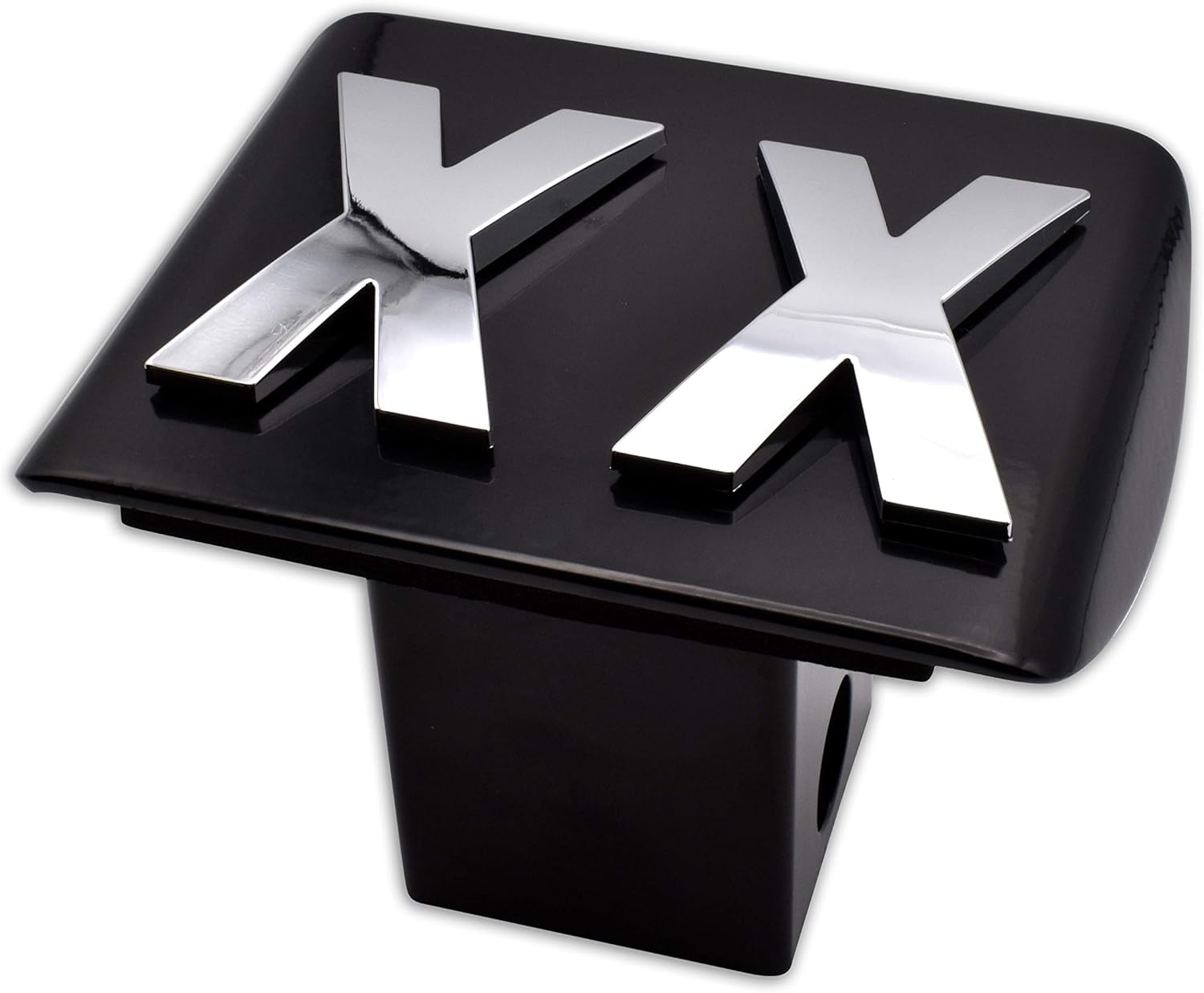 Elektroplate Personalized Hitch Covers (Black, Straight)