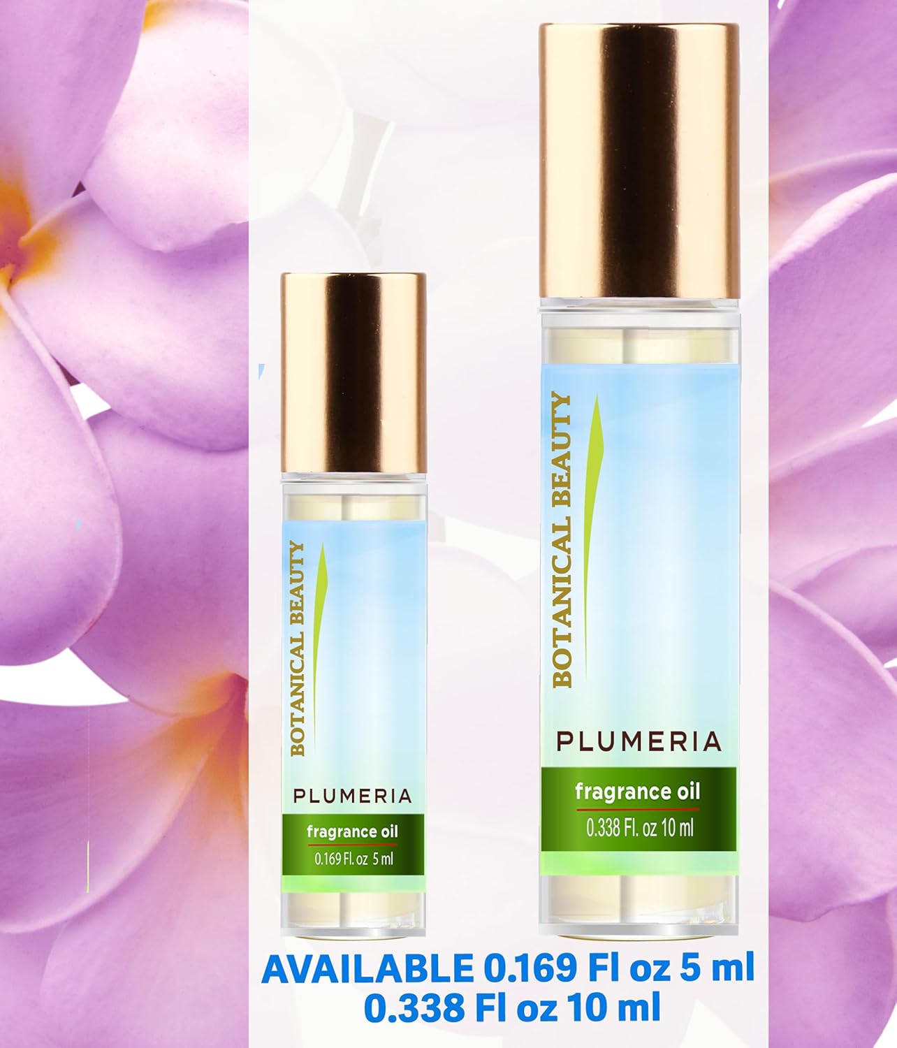 Botanical Beauty PLUMERIA FRAGRANCE OIL ROLL-ON 0.169 Fl.oz 5 ml Rollerball Perfume, Alcohol-Free, Long Lasting - Image 4