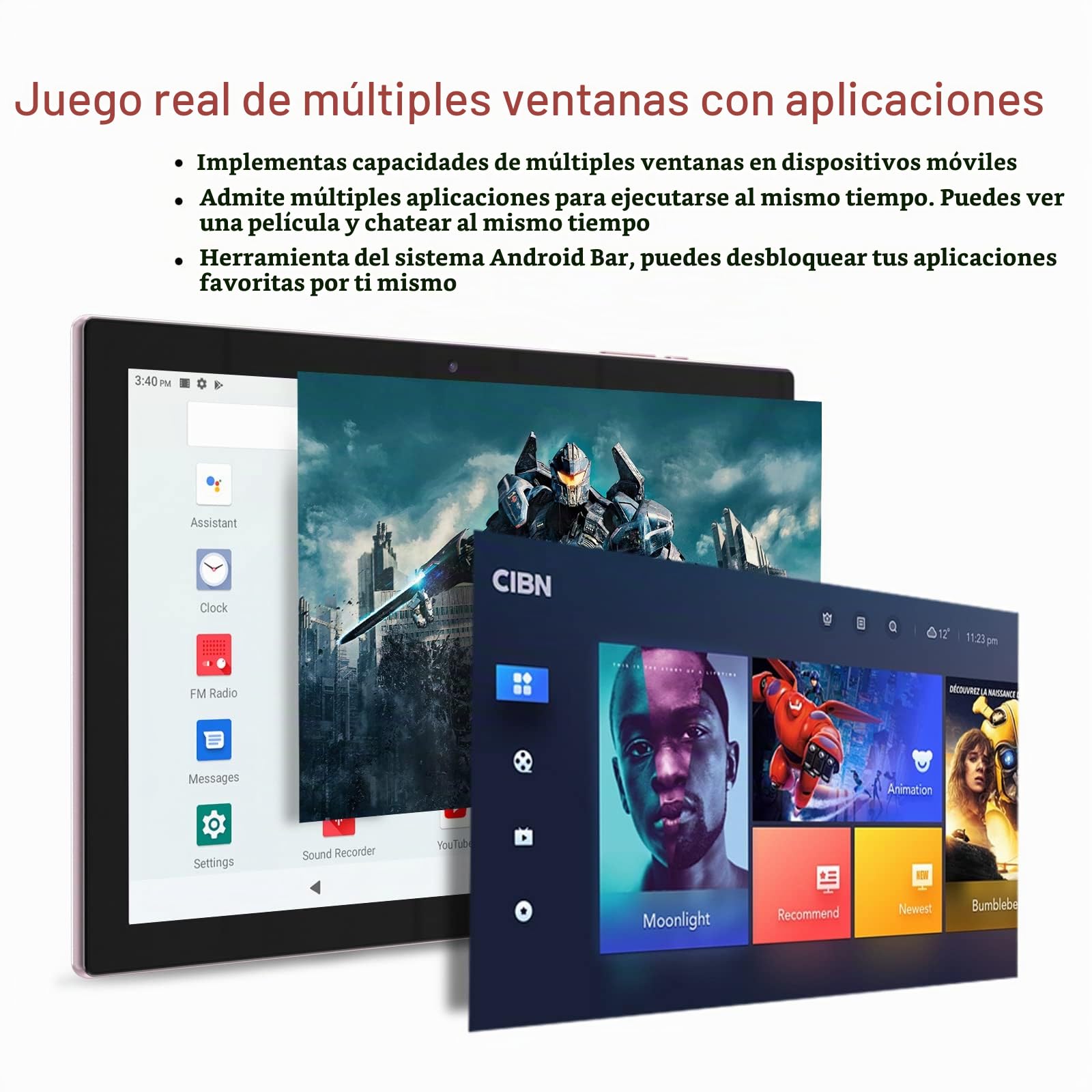 Amazon.com: Tablet Android 15 Tablet de 10 pulgadas, DDR4 8GB RAM