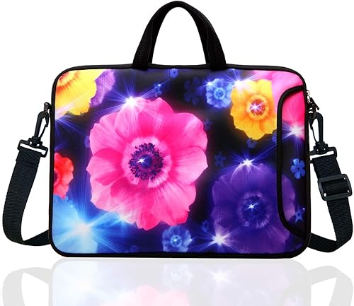 15,6 pulgadas portátil bolsa de hombro caso manga para 14 15 "15,6 pulgadas HP/Dell/Lenovo colorido flor