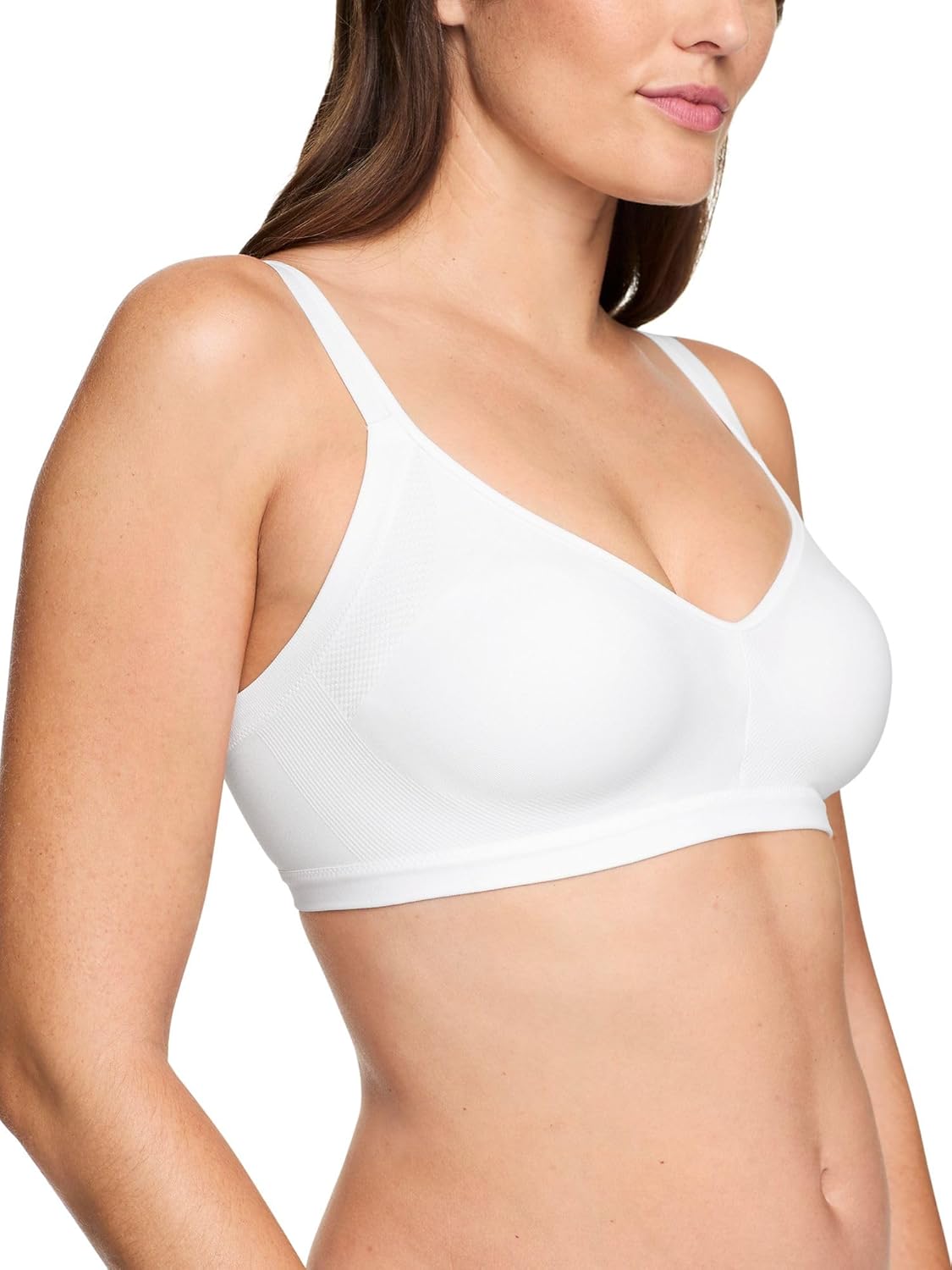Warner's Womens Blissful Benefits Women's Underarm-Smoothing with Seamless Stretch Wireless Lightly Lined Comfort Bra