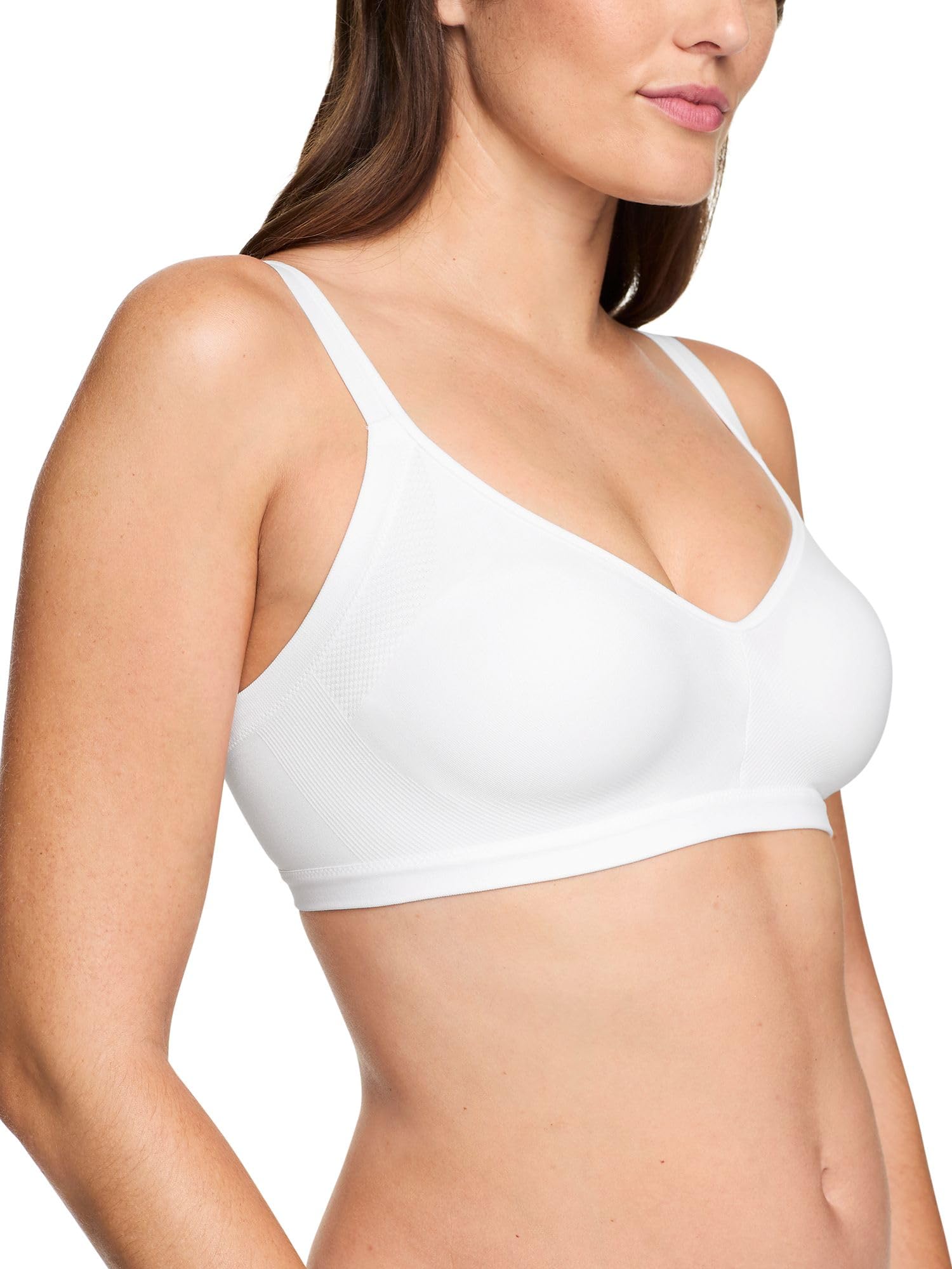 Warner's Womens Blissful Benefits Underarm-Smoothing with Seamless Stretch Wireless Lightly Lined Comfort Bra Rm3911w