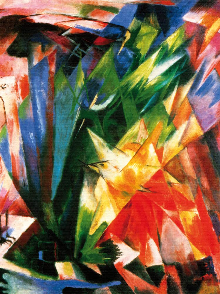 Franz Marc Poster ‚Das Äffchen‘ (1912) – 91x61 Cm, Hochglanz