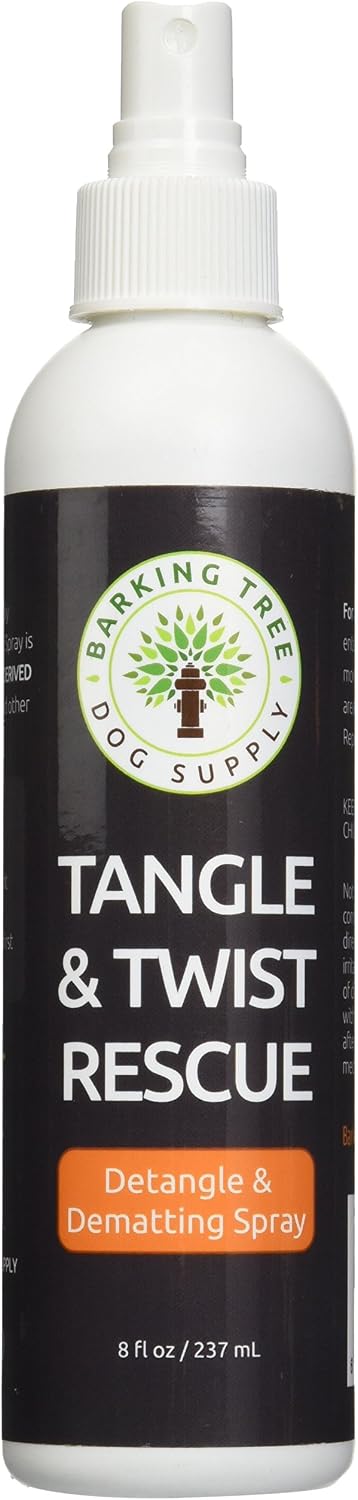 JANNIK Barking Tree Detangler Spray and Dematting Spray - 8oz