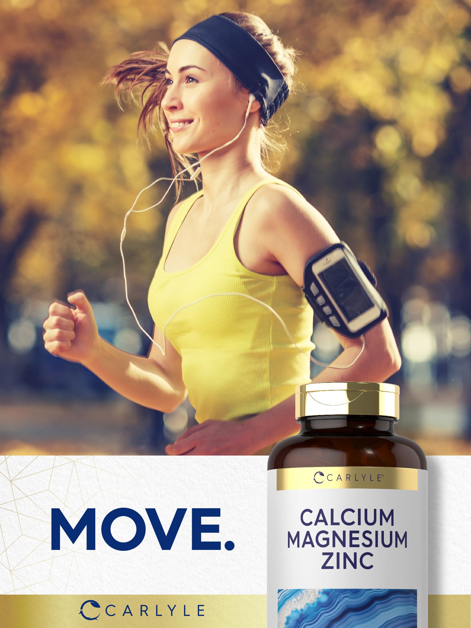 Carlyle Calcium Magnesium Zinc | 300 Caplets — Amazon image 7