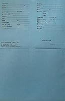 Vista 3 de A Plus Sobres de registro de coche #19 chaquetas para concesionarios de vehículos, cantidad de 100, azul (P15)