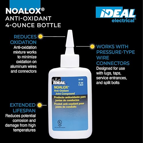 Miniatura 8 de IDEAL INDUSTRIES INC. 30-031 Compuesto antioxidante Noalox, 8 oz