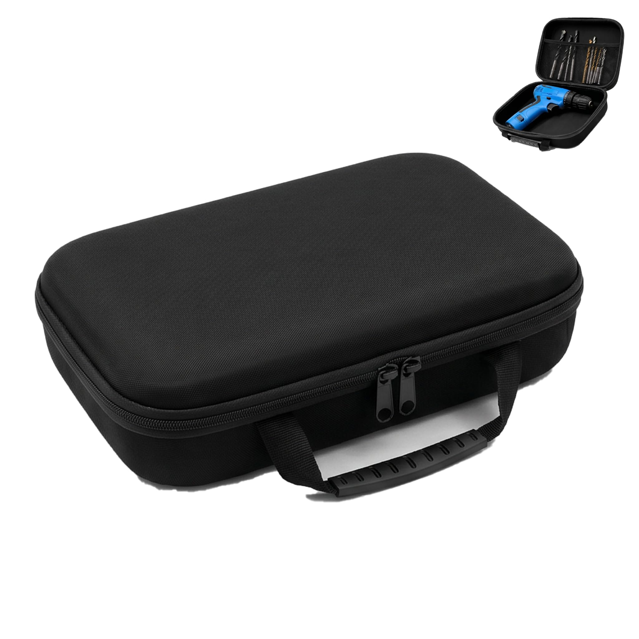 Small Tool Bag — 27×22×7cm Hard Case Drill Bit Storage
