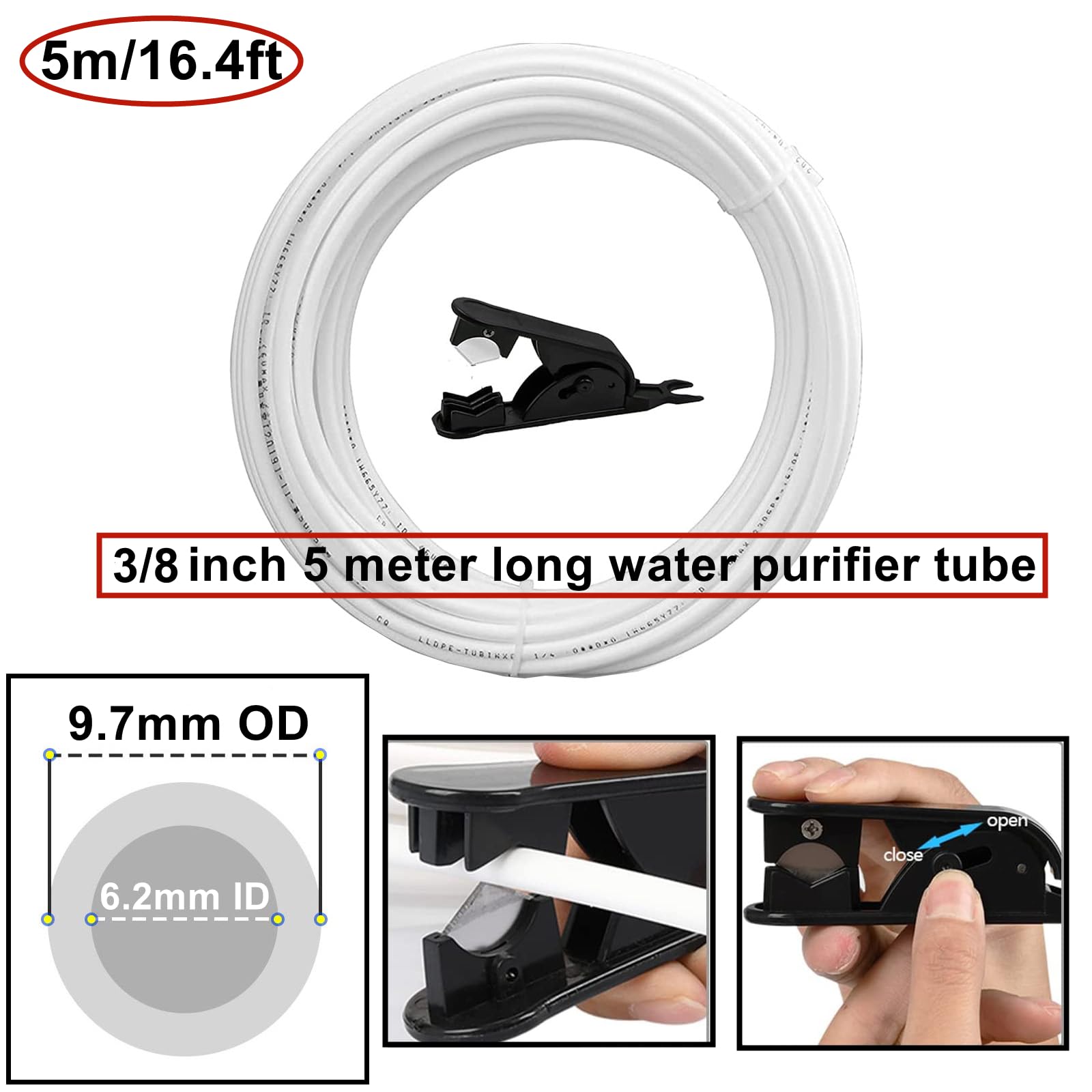 NA 25pcs Wasserzulaufleitung Universal Anschluss-Set für Kühlschrank NA 25pcs Wasserzulaufleitung Universal Anschluss-Set für Kühlschrank