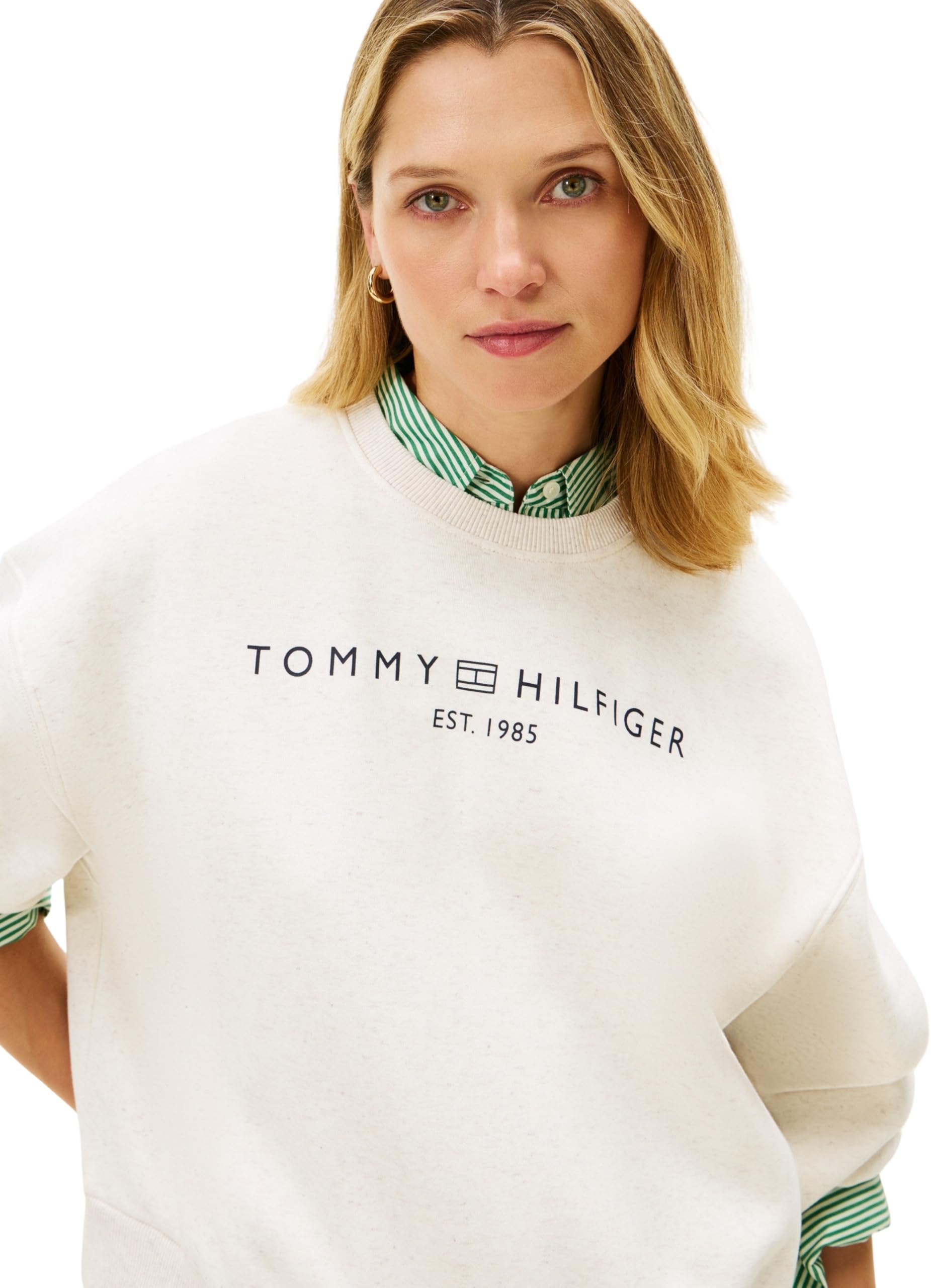 Tommy Hilfiger Sudadera sin Botones para Mujer