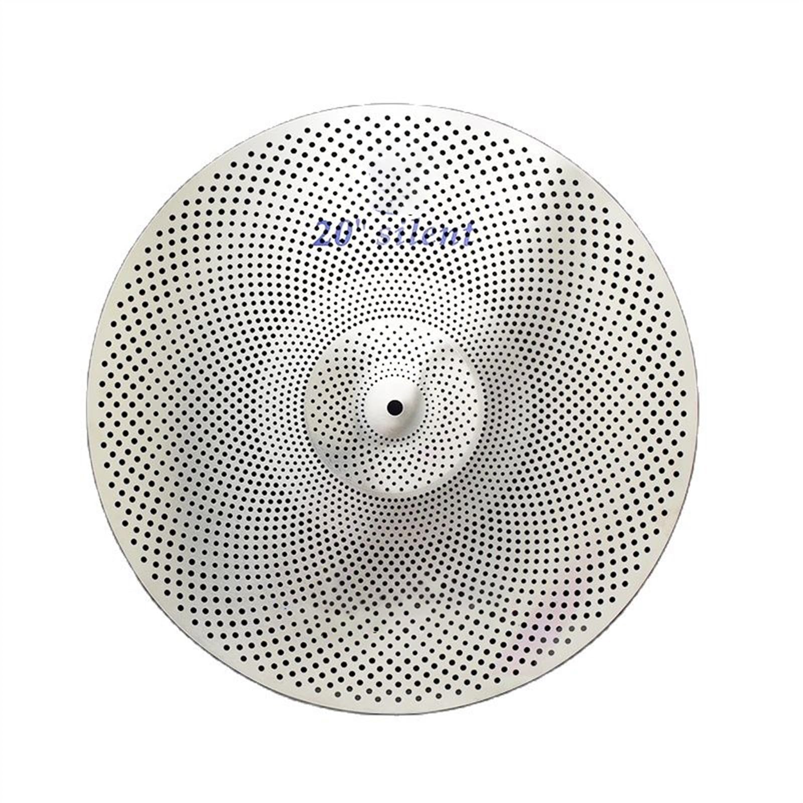 Becken Silber Mute Becken 20'' Ride Becken Für Anfänger Und Studenten Zubehör für Schlaginstrumente