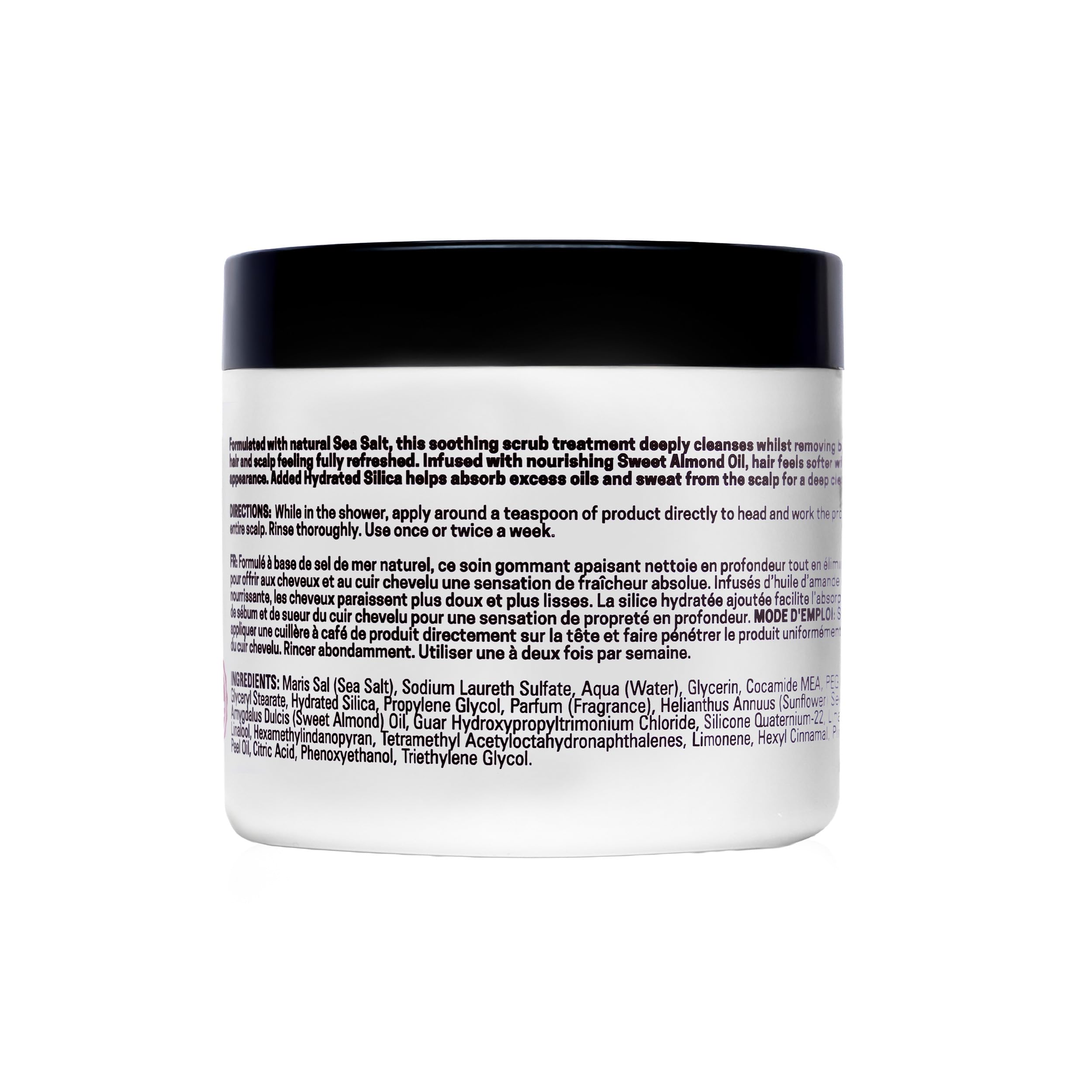 Slick Gorilla Peeling do skóry głowy z solą morską, czyszczący peeling do włosów tłustych i zbędnych osadów, głęboko oczyszczający peeling do głowy i leczenie skóry głowy, opieka detoksykacyjna dla