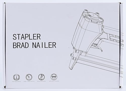 Miniatura 9 de KN7116 - Grapadora neumática de tapicería de calibre 22, corona de 38 pulgadas, longitud de pierna de 14 a 58 pulgadas, grapadora de alambre fino