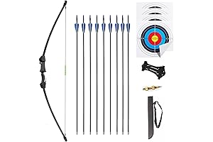 45" Bow and Arrows Set: Target Archery for Teens
