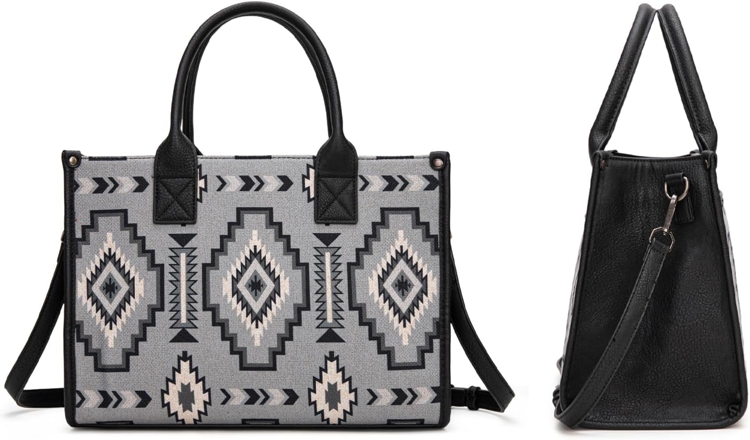 Wrangler Laptop Bag 13.3 Inch Western Large Tote Bag Womens Canvas Work Bag Briefcase Handbag Purses - Image 5