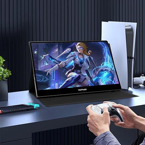 Miniatura 6 de Victrack - Monitor portátil para juegos 4K con pantalla táctil Pro, 13.3 pulgadas Ultra UHD (3840 x 2160), para PC de juegos de mano, estilo como