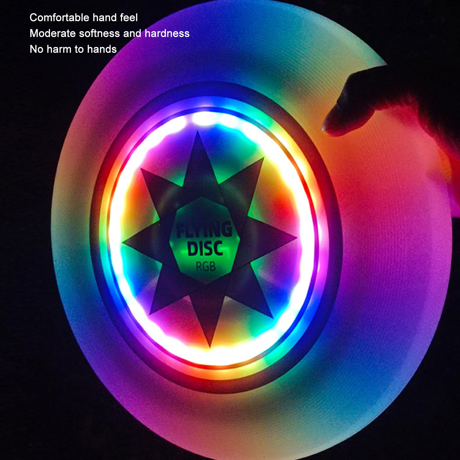 Blue Disque Volant Lumineux, Ultimate Frisbee, Frisbee Lumineux Avec 49