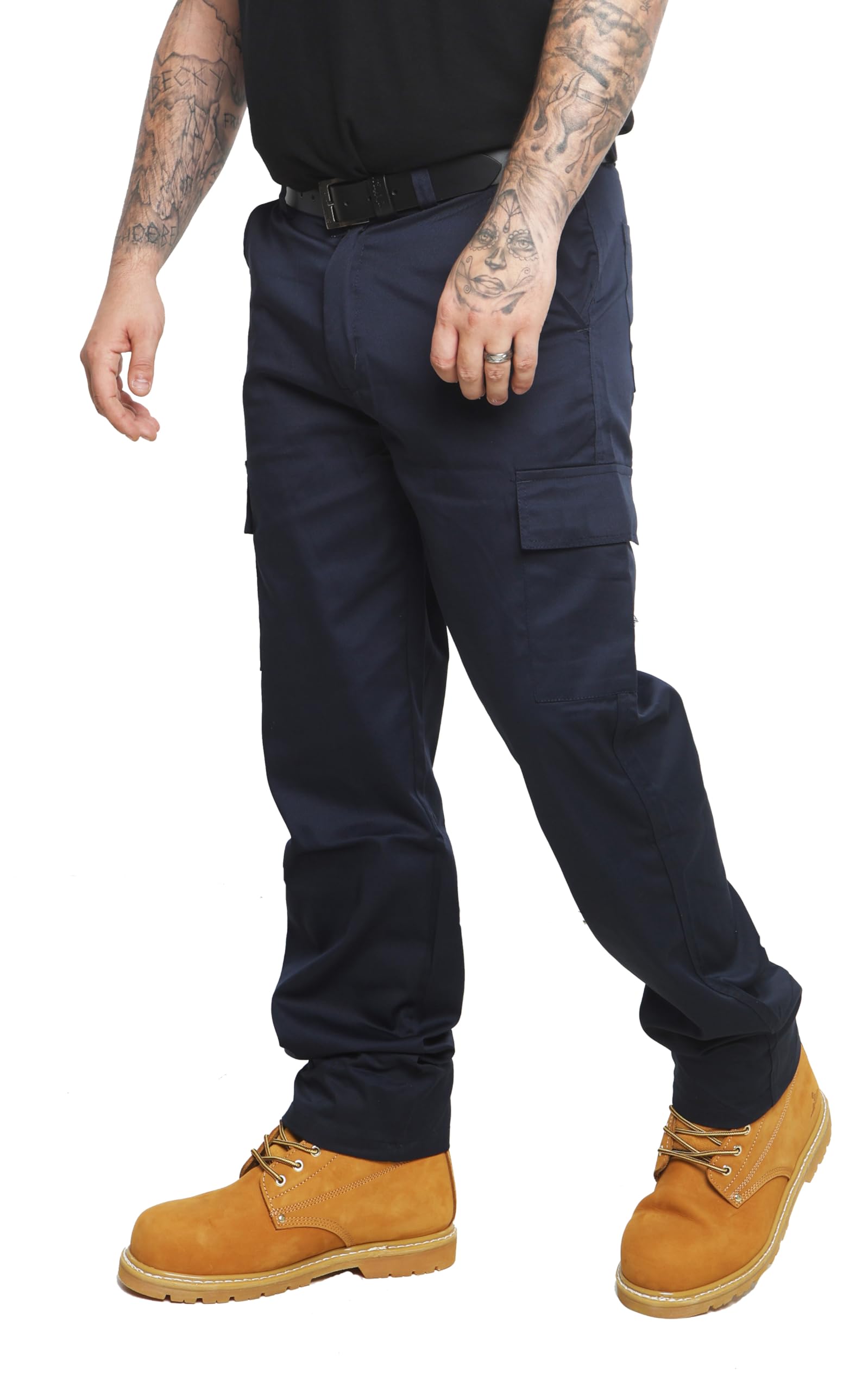 Ranger Workwear Ranger Navy Cargo Work Trousers (W30L31) from B&Q